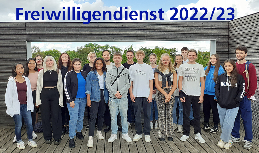 Bild unserer Mitarbeitenden im Freiwilligendienst 2022/23