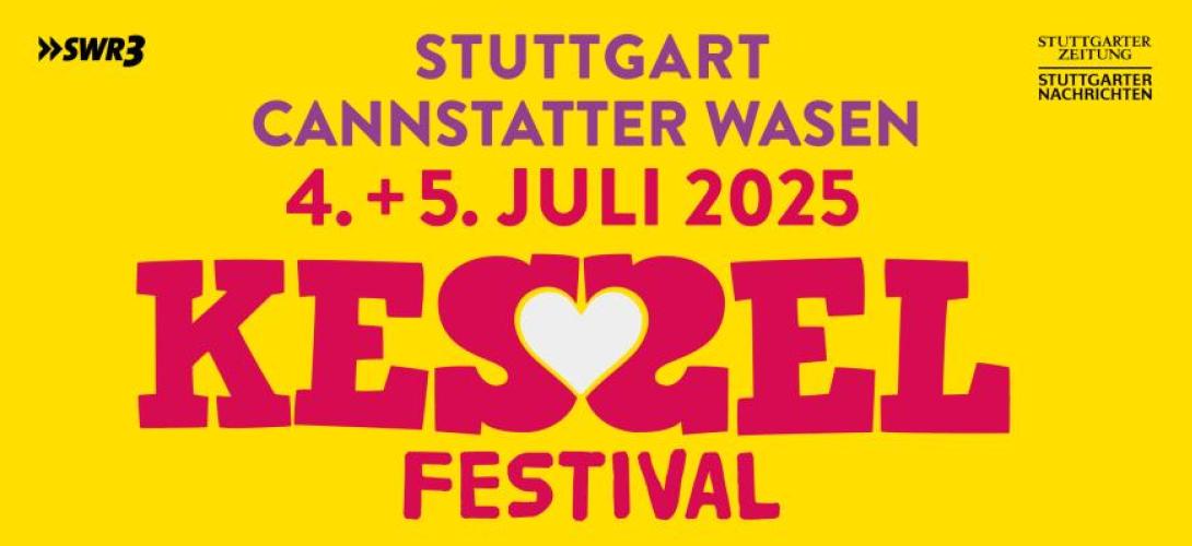 Plakat Kesselfestival "Wir sind dabei!"