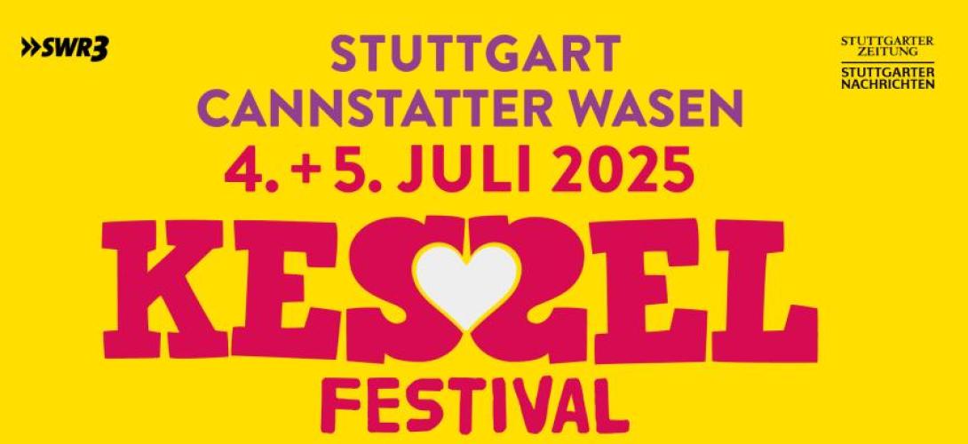 Plakat Kesselfestival "Wir sind dabei!"